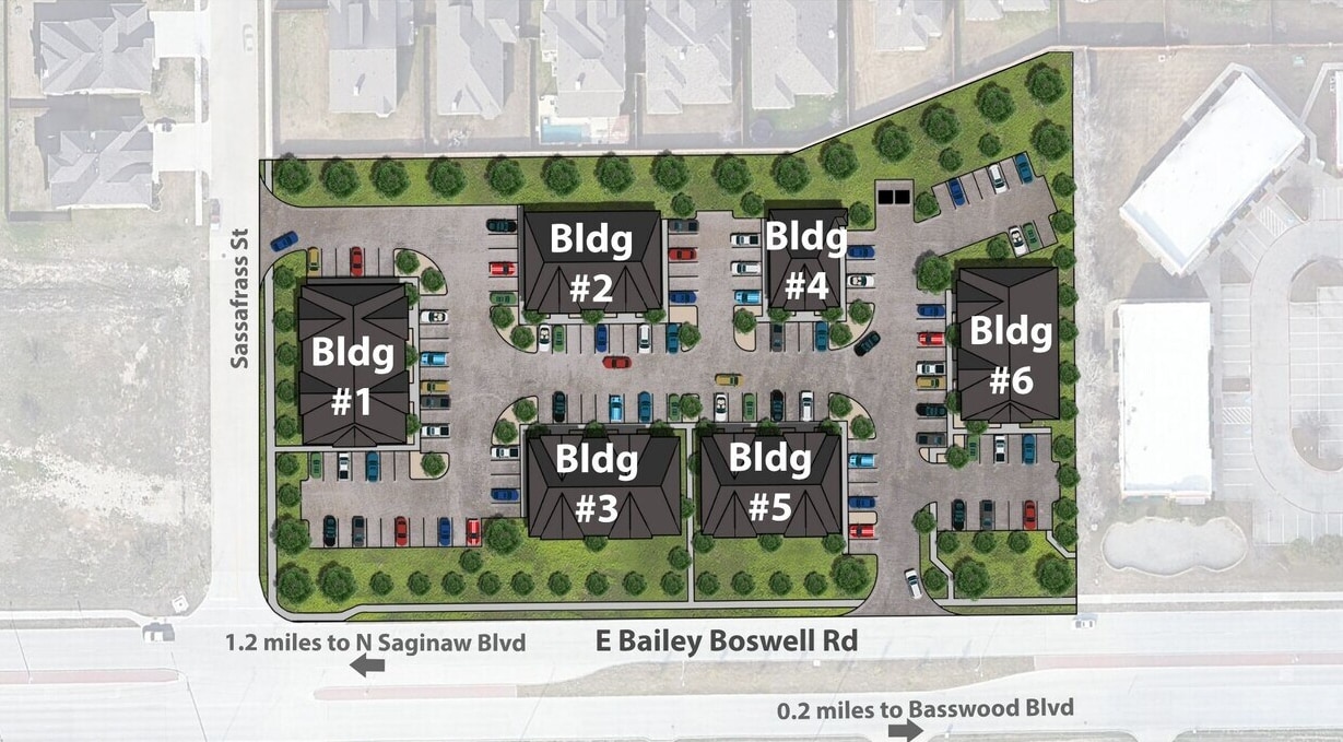 East Bailey Boswell Rd, Saginaw, TX for lease Primary Photo- Image 1 of 9