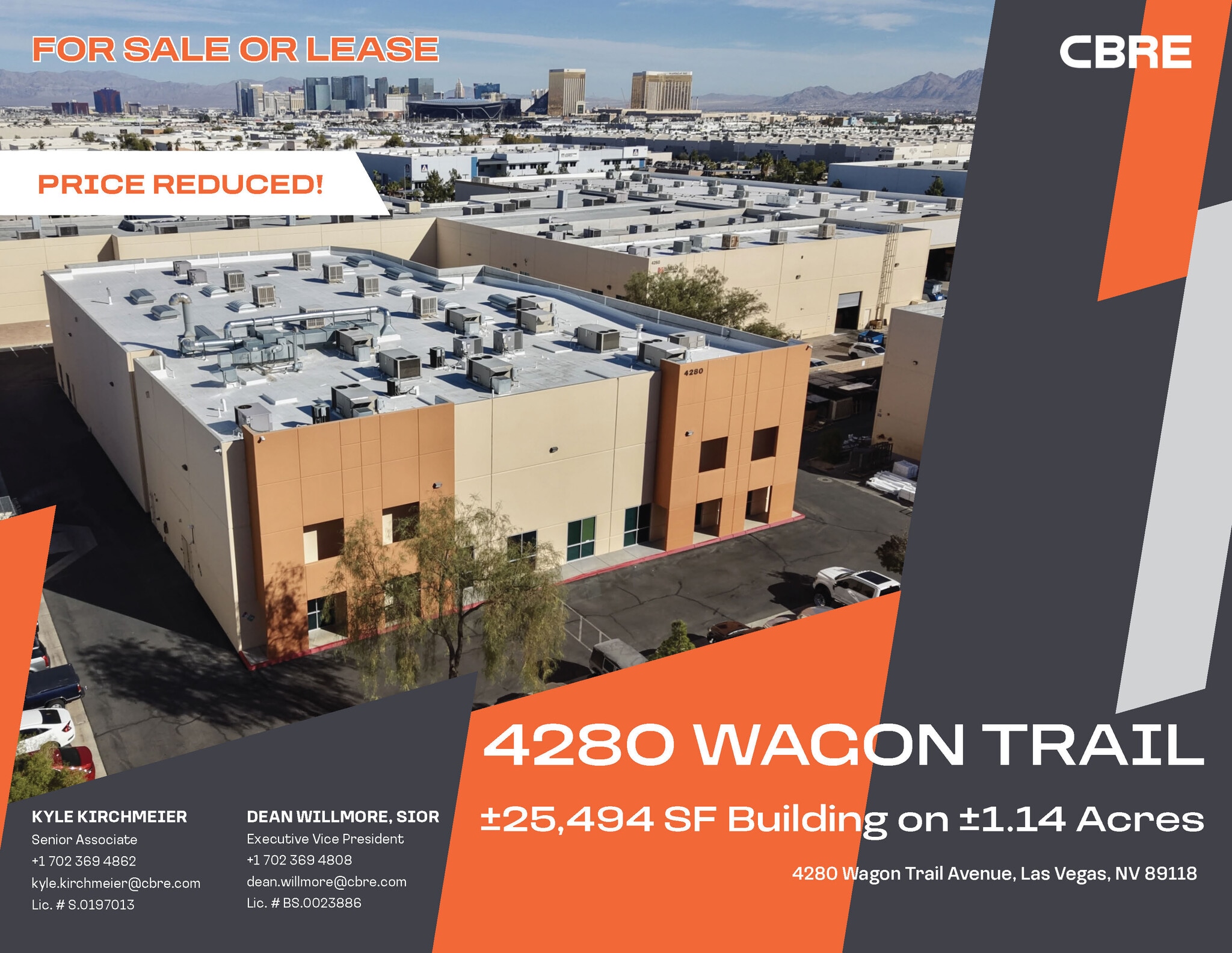 4280 Wagon Trail Ave, Las Vegas, NV for lease Aerial- Image 1 of 8