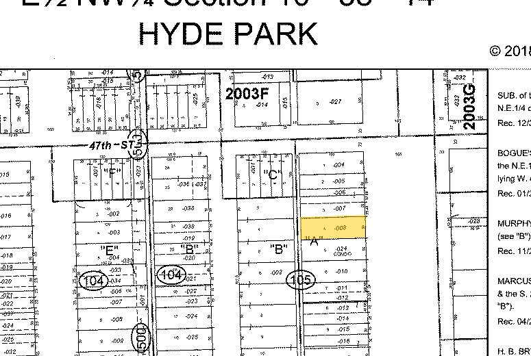 4716-4718 S King Dr, Chicago, IL for sale - Plat Map - Image 2 of 2
