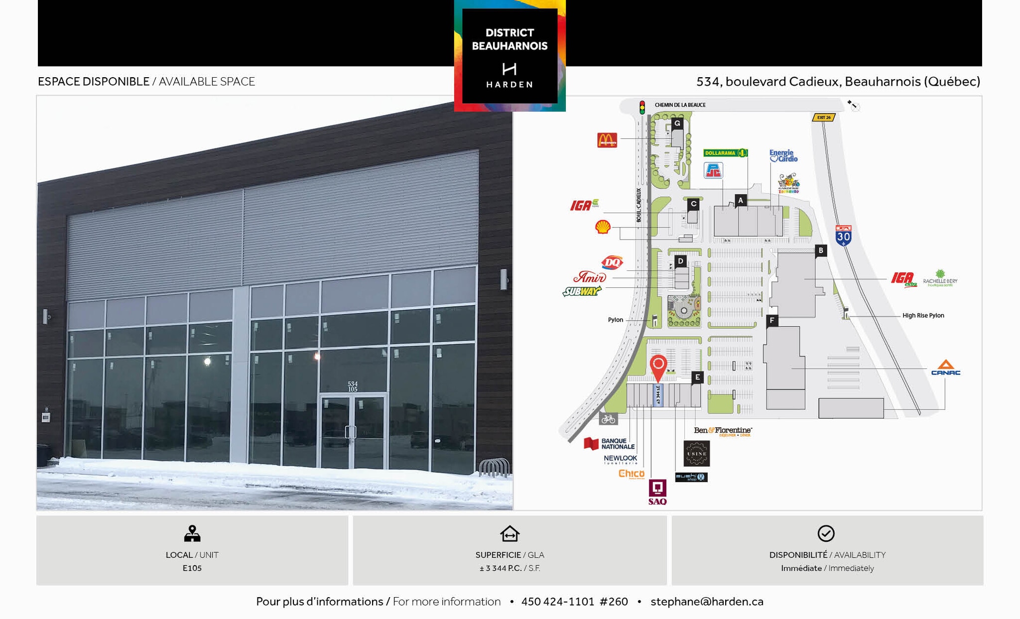 534 Boul Cadieux, Beauharnois, QC for lease Building Photo- Image 1 of 2