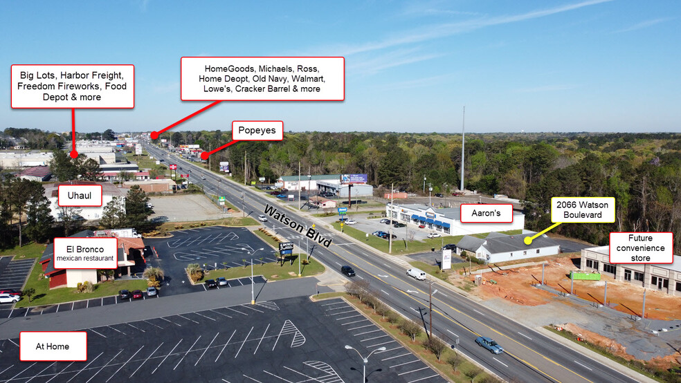 2066 Watson Blvd, Warner Robins, GA for sale - Building Photo - Image 1 of 4