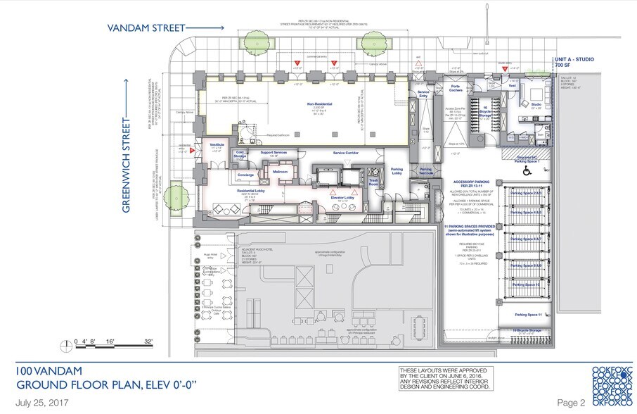 100 Vandam St, New York, NY à louer - Photo du bâtiment - Image 2 de 6