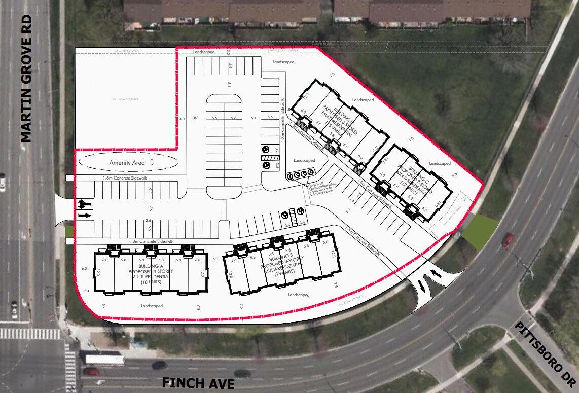 6484 Finch Av W, Toronto, ON à vendre Aérien- Image 1 de 2