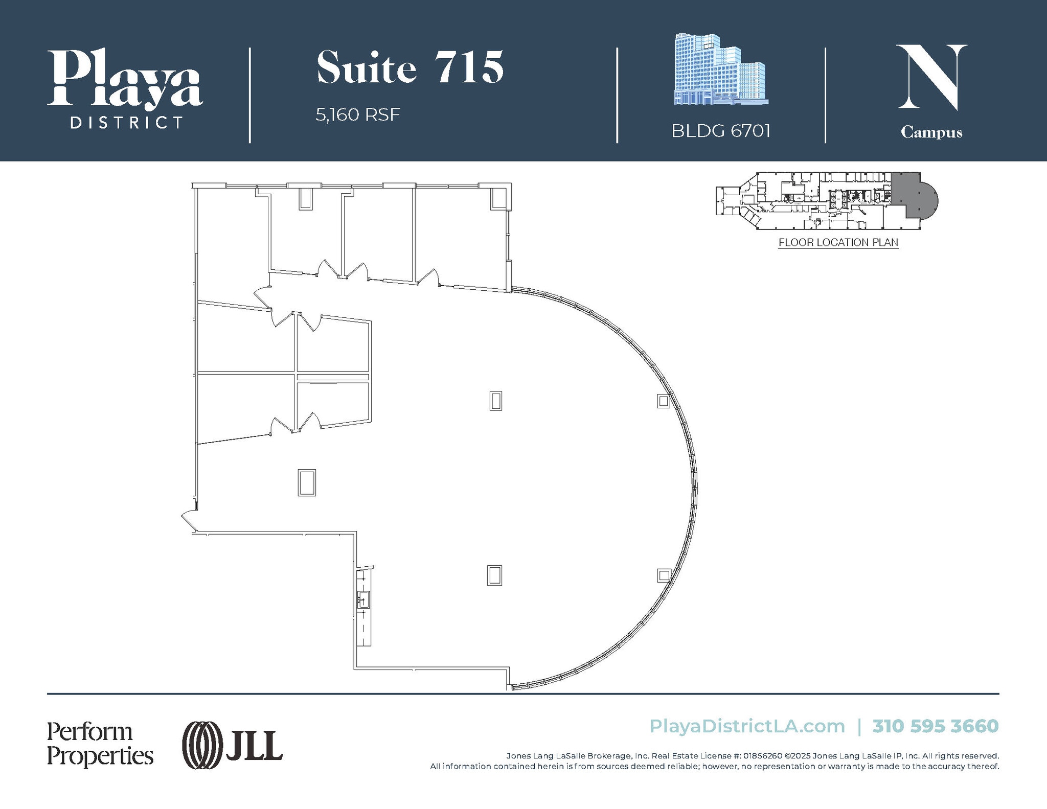6100 Center Dr, Los Angeles, CA for lease Floor Plan- Image 1 of 1