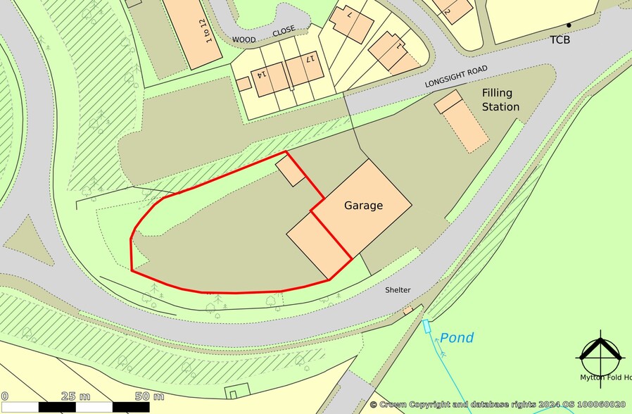 Whalley Rd, Langho à louer - Plan de site - Image 3 de 3