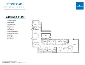 540 Madison Oak Dr, San Antonio, TX for lease Floor Plan- Image 2 of 2