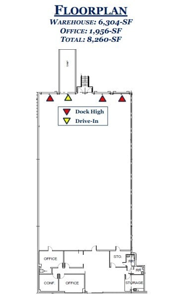 4629 36th St, Orlando, FL for lease Floor Plan- Image 1 of 1