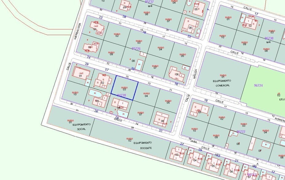 Calle Romero, 25, Cantillana, Sevilla for sale - Site Plan - Image 3 of 5