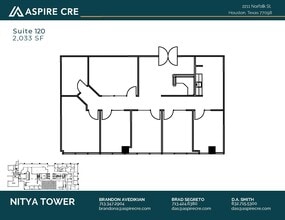 2211 Norfolk St, Houston, TX for lease Floor Plan- Image 1 of 1