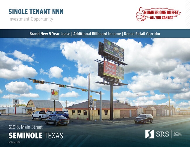 Plus de détails pour 619 S Main St, Seminole, TX - Commerce de détail à vendre