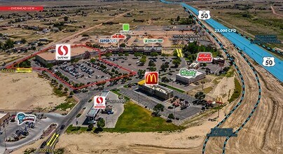 1017 N Market Plz, Pueblo, CO - AERIAL  map view