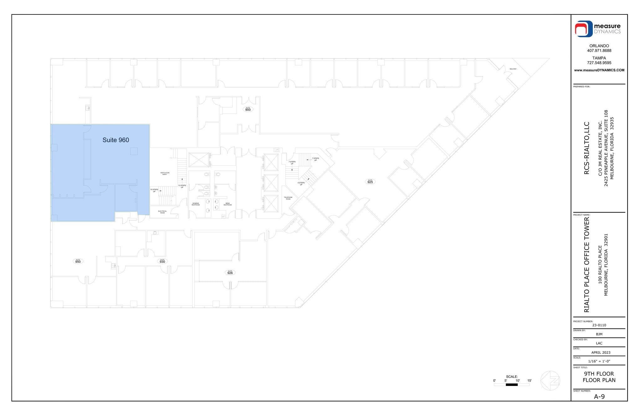 100 Rialto Pl, Melbourne, FL for lease Site Plan- Image 1 of 1