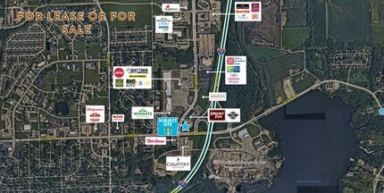 3190 S Dirksen Pky, Springfield, IL - Aerial  map view