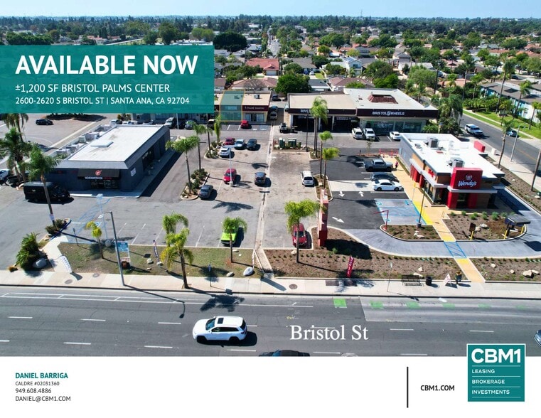 2600-2620 S Bristol St, Santa Ana, CA à louer - Photo du bâtiment - Image 1 de 8