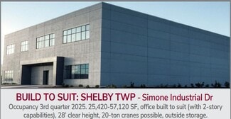 More details for Simone Industrial Dr, Shelby Township, MI - Industrial for Lease