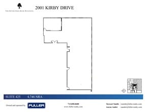 2001 Kirby Dr, Houston, TX for lease Site Plan- Image 1 of 1