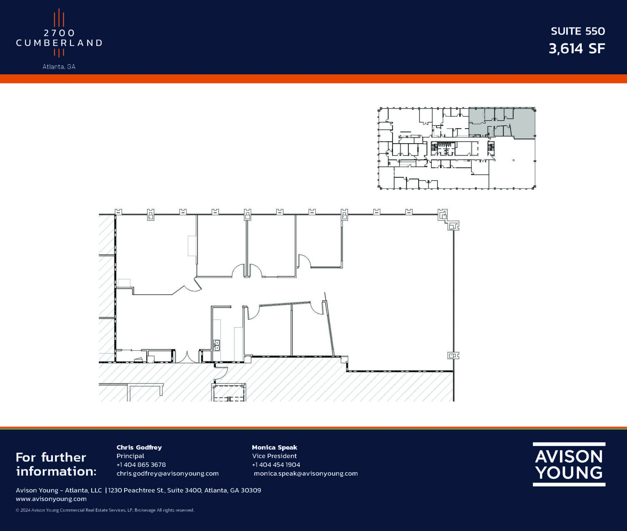 2700 Cumberland Pky SE, Atlanta, GA à louer Plan d  tage- Image 1 de 1