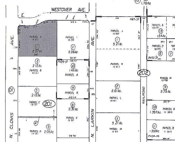 2750 N Clovis Ave, Fresno, CA à louer - Plan cadastral - Image 3 de 10