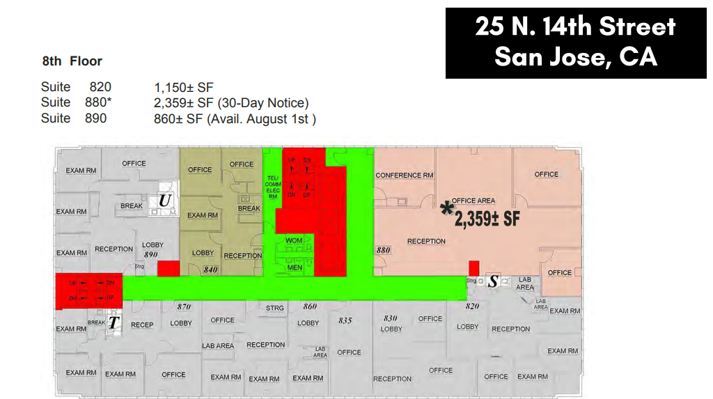 25 N 14th St, San Jose, CA for lease Floor Plan- Image 1 of 1