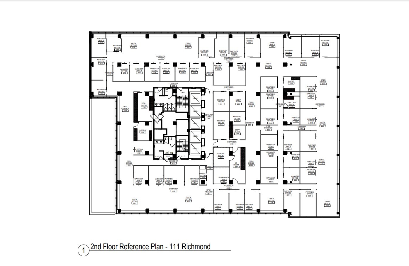 111 Richmond St W, Toronto, ON for lease Floor Plan- Image 1 of 1