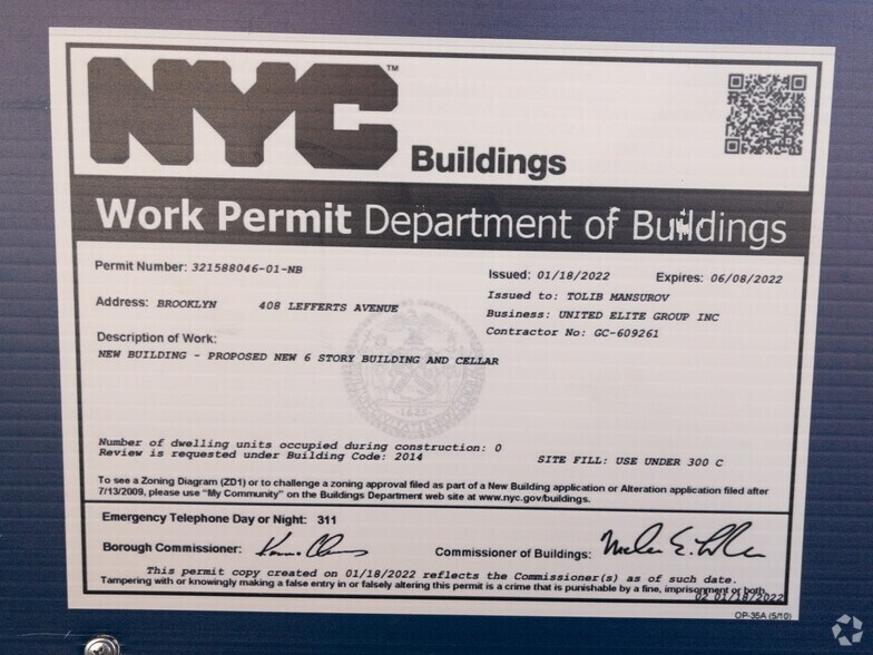 408 Lefferts Ave, Brooklyn, NY à vendre - Photo du bâtiment - Image 3 de 8