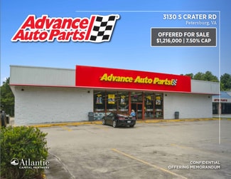 Plus de détails pour 3130 S Crater Rd, Petersburg, VA - Commerce de détail à vendre