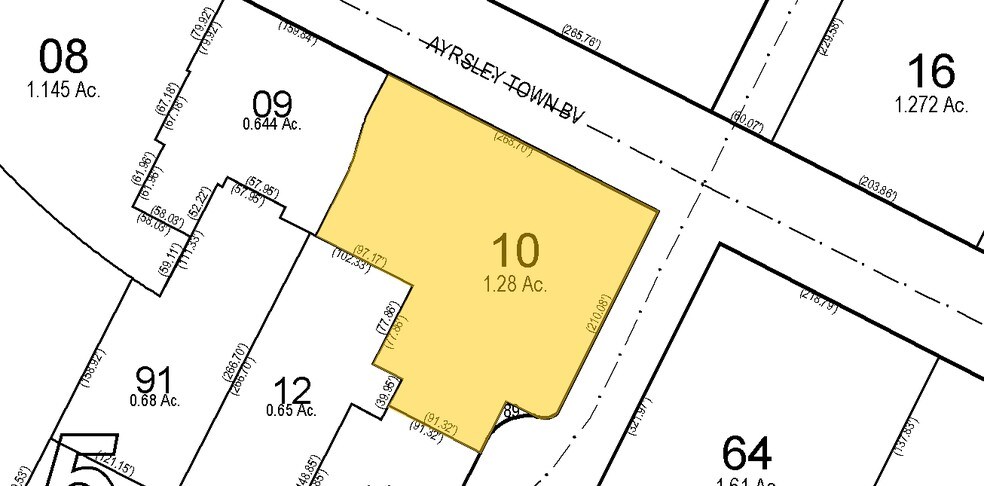 2015 Ayrsley Town Blvd, Charlotte, NC à louer - Plan cadastral - Image 2 de 43