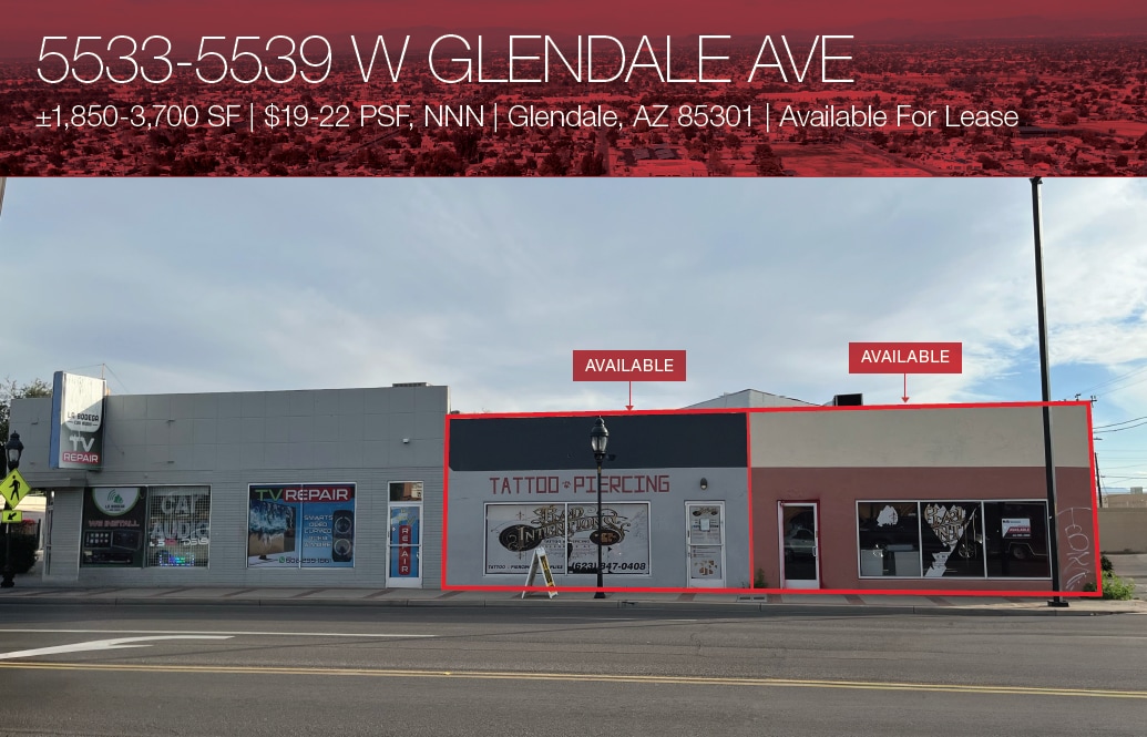 5539 W Glendale Ave, Glendale, AZ for lease Primary Photo- Image 1 of 11