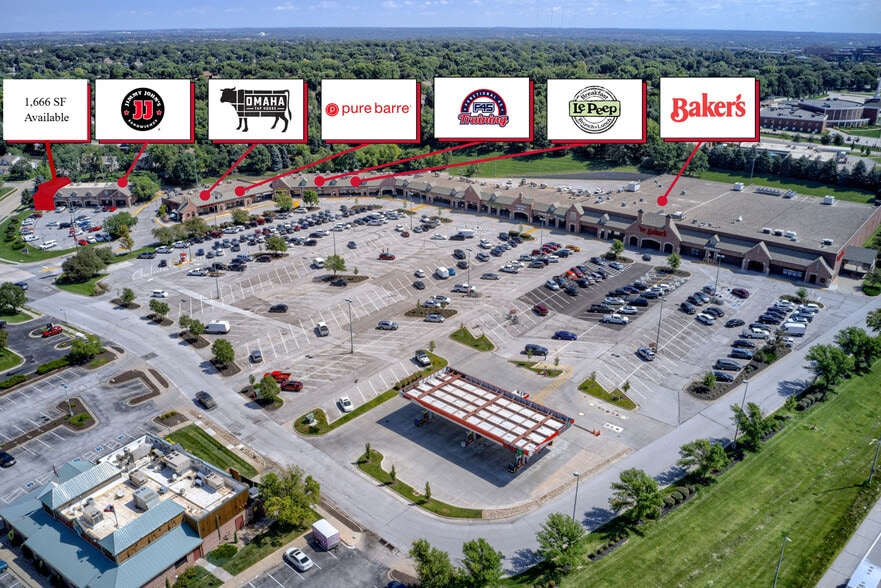 587-597 N 155th Plz, Omaha, NE for lease - Aerial - Image 2 of 7