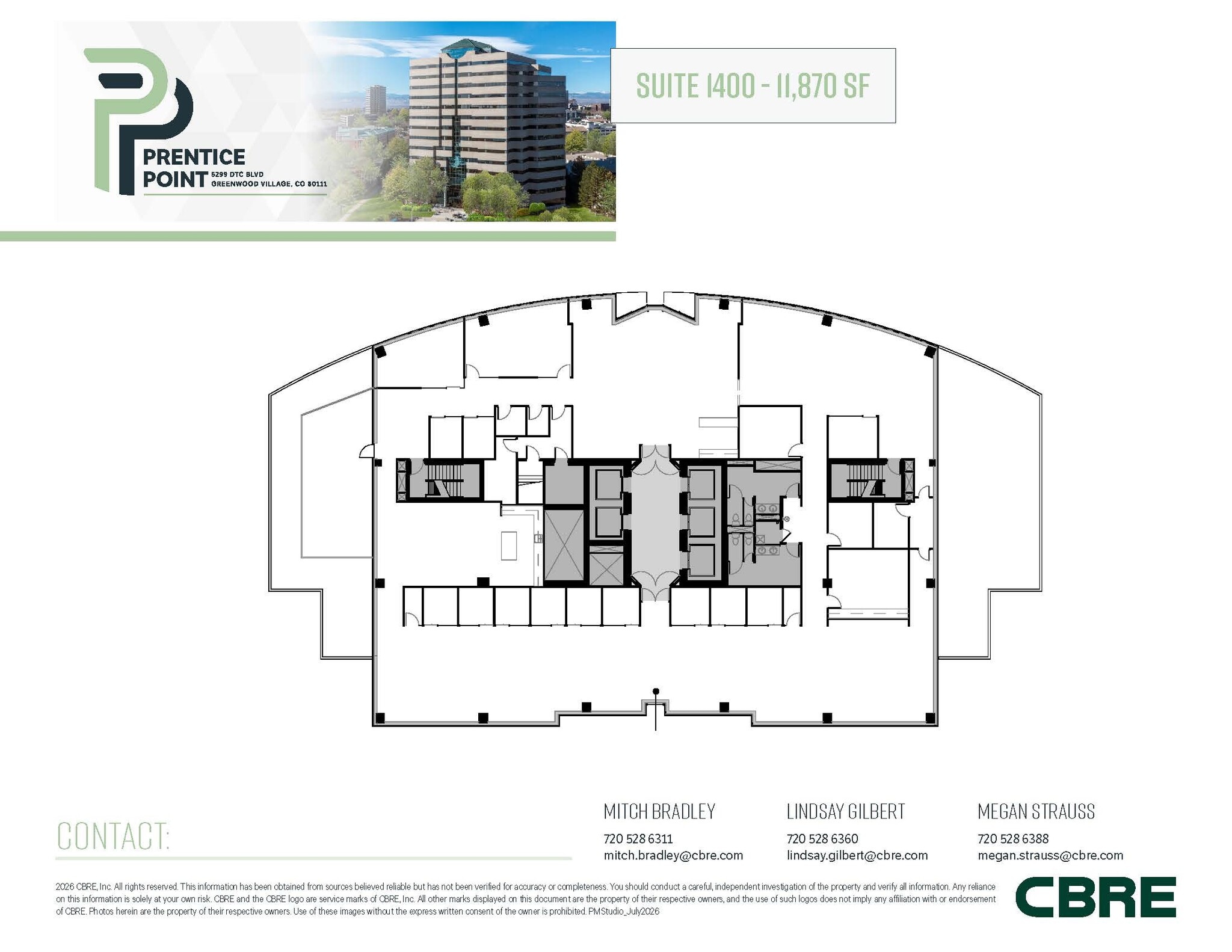 5299 Dtc Blvd, Greenwood Village, CO for lease Floor Plan- Image 1 of 1