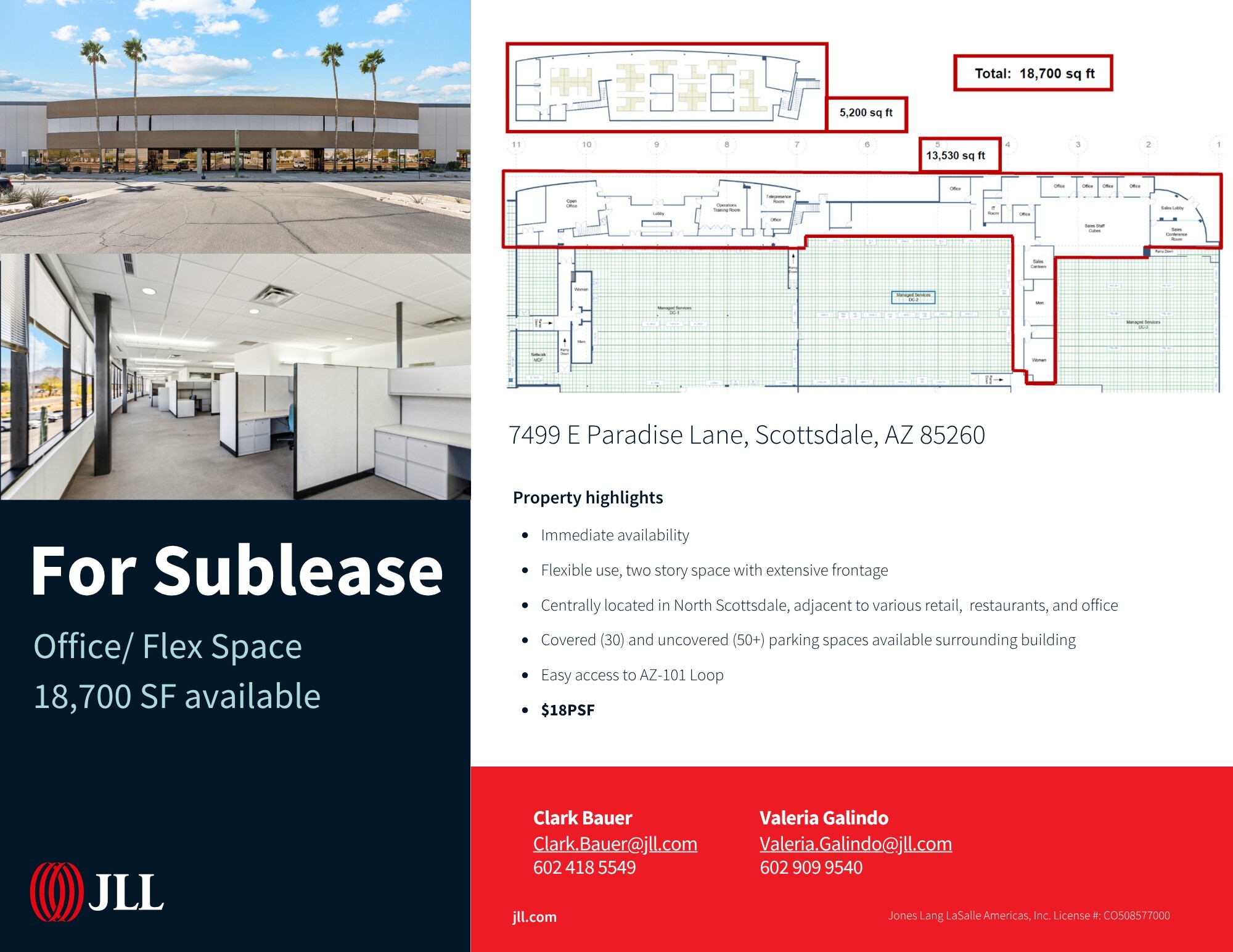 7499 E Paradise Ln, Scottsdale, AZ for lease Interior Photo- Image 1 of 2