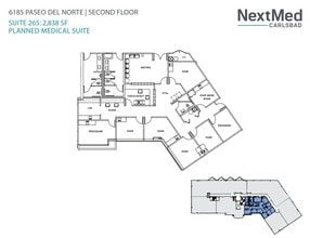 6183 Paseo del Norte, Carlsbad, CA for lease Floor Plan- Image 2 of 2