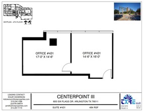 600 Six Flags Dr, Arlington, TX for lease Floor Plan- Image 1 of 1