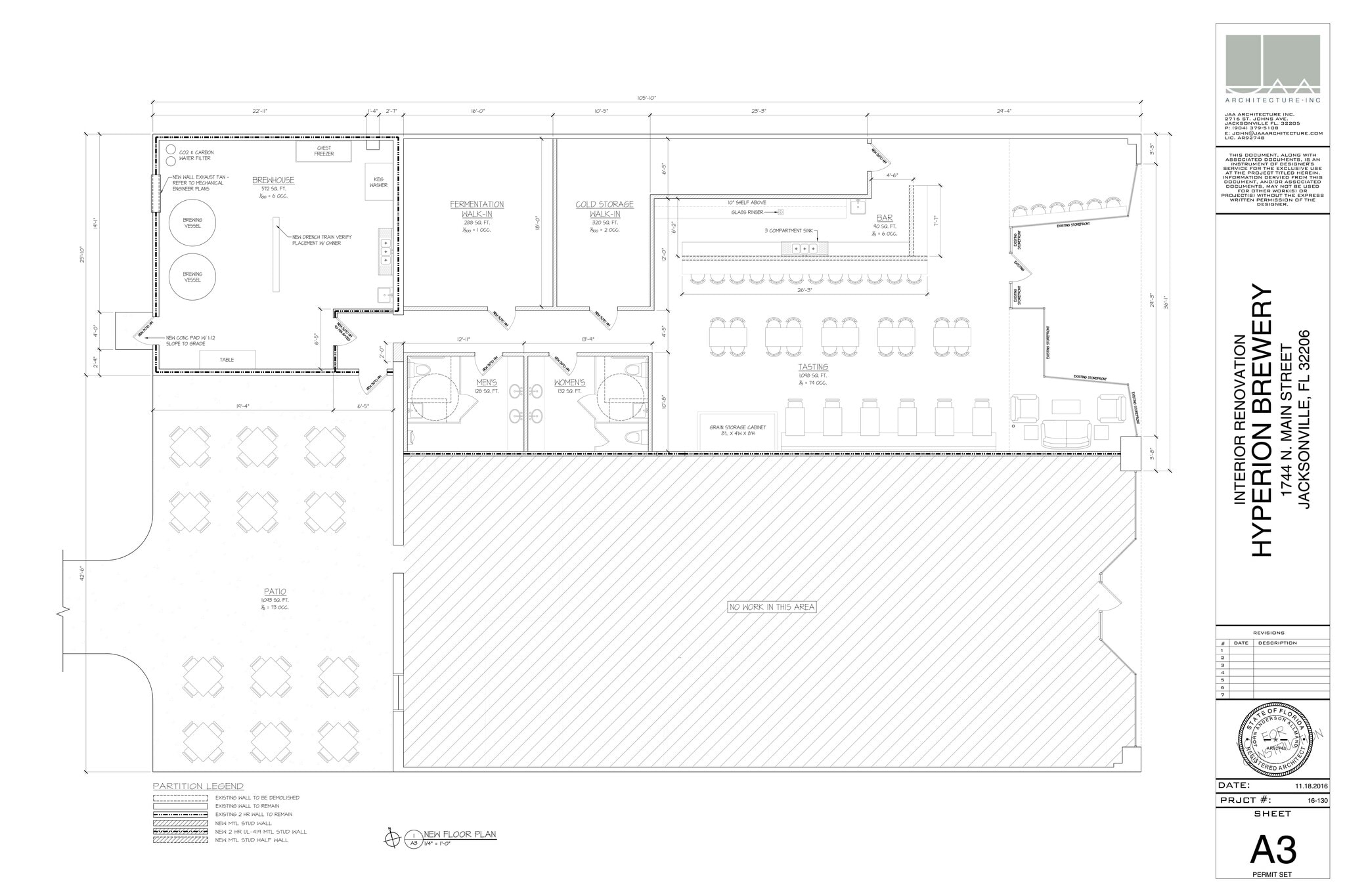 1740-1744 N Main St, Jacksonville, FL à louer Plan de site- Image 1 de 1