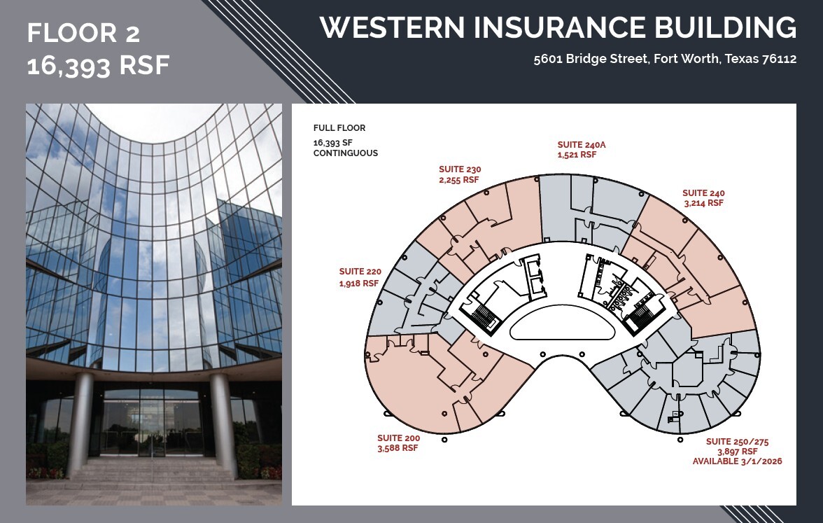 5601 Bridge St, Fort Worth, TX à louer Plan d’étage- Image 1 de 1