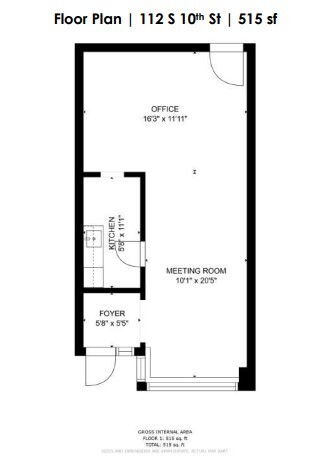 921 Marquette Ave, Minneapolis, MN à louer Plan d’étage- Image 1 de 1