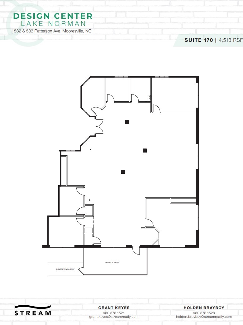 532 Patterson Ave, Mooresville, NC à louer Plan d  tage- Image 1 de 1