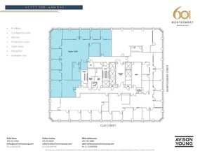 601 Montgomery St, San Francisco, CA for lease Floor Plan- Image 1 of 1