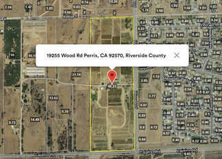 Plus de détails pour 19255 Wood Rd, Perris, CA - Terrain à vendre