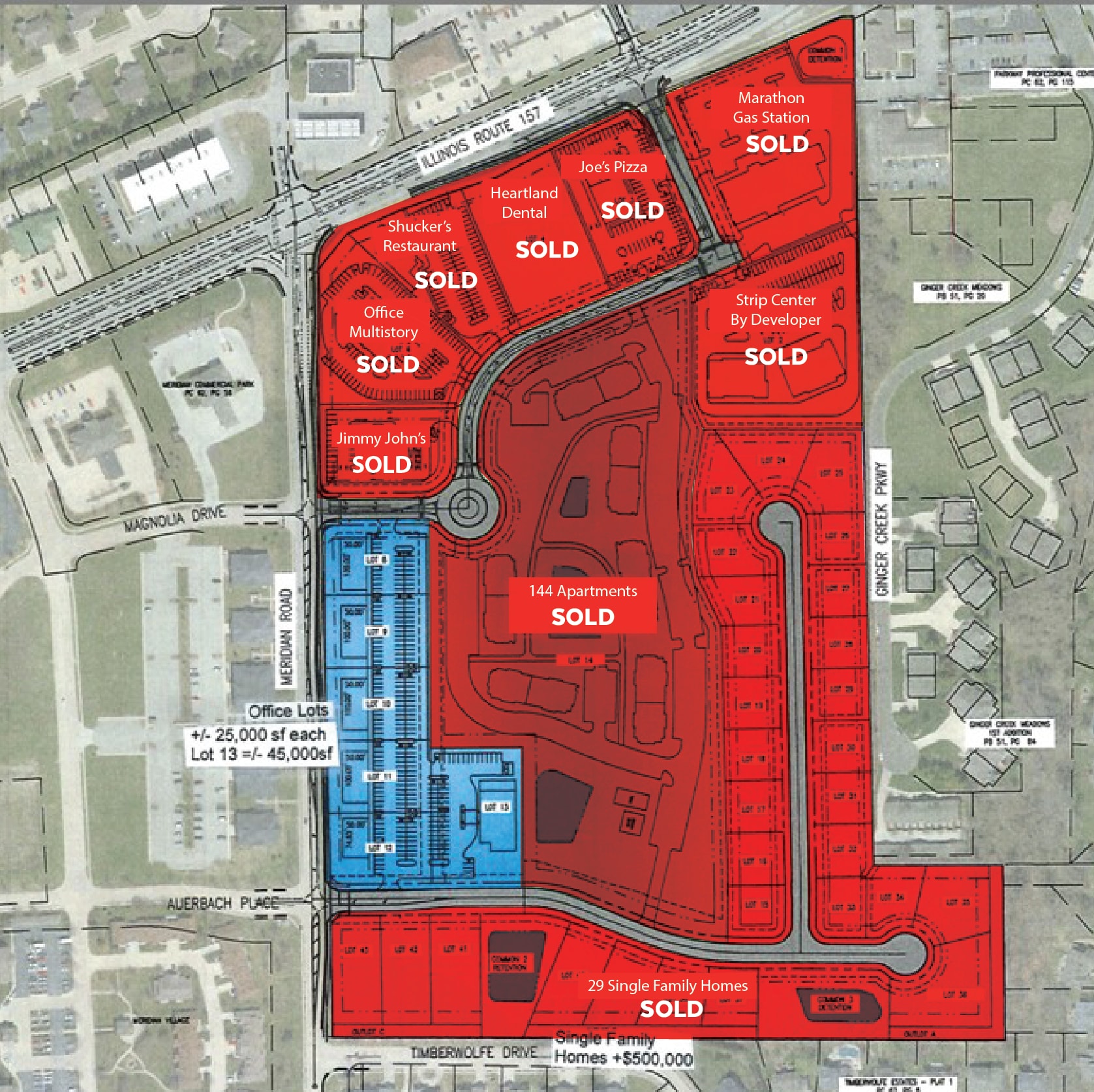 481 Meridian Rd, Glen Carbon, IL for sale Site Plan- Image 1 of 6