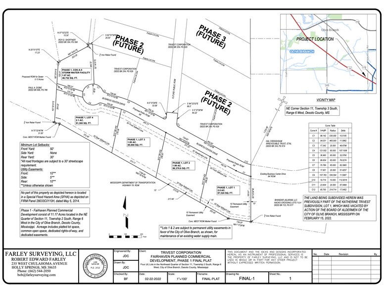 Hacks Cross Road And Interstate 22, Olive Branch, MS à vendre - Aérien - Image 1 de 4