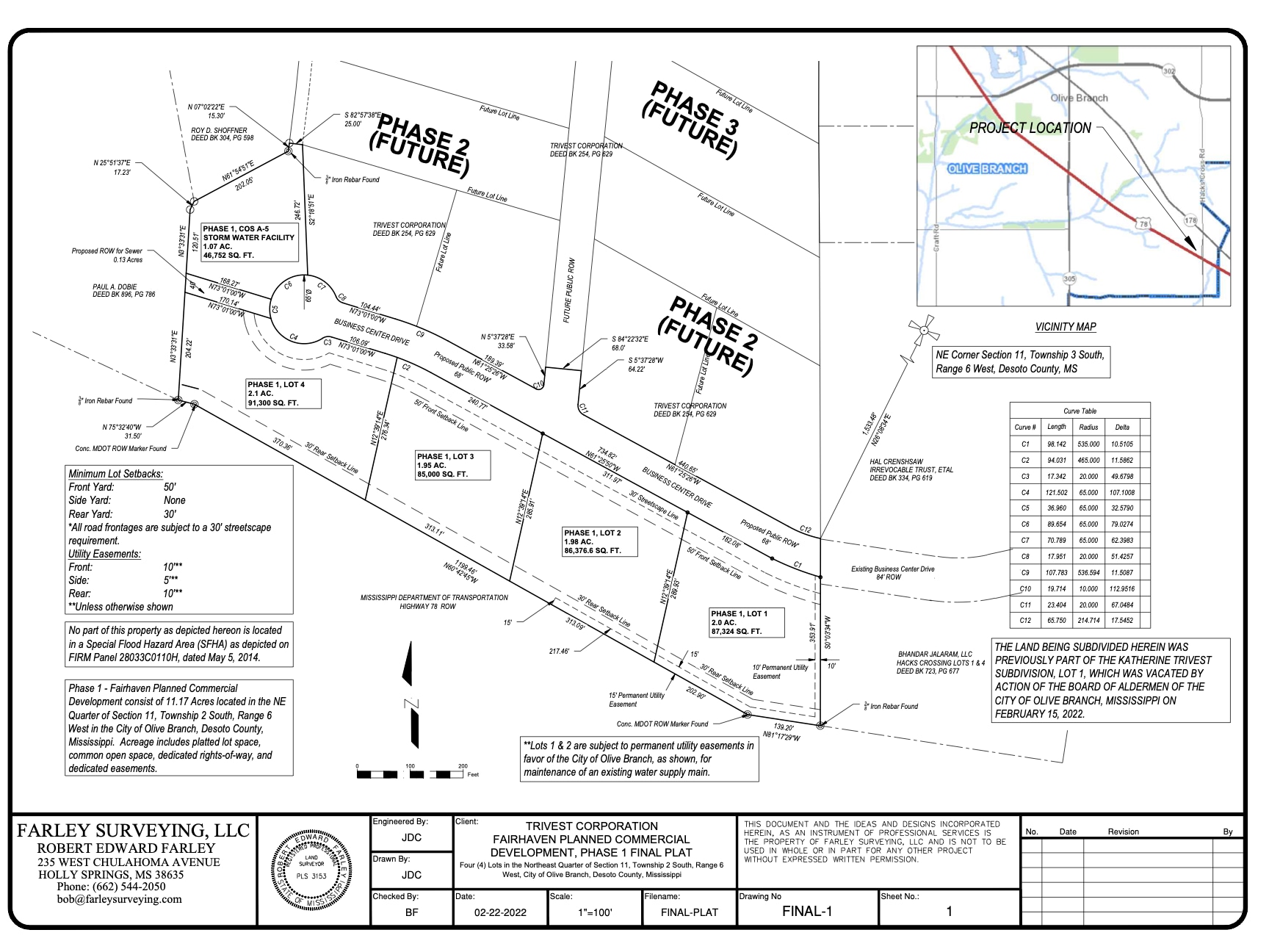 Hacks Cross Road And Interstate 22, Olive Branch, MS for sale Aerial- Image 1 of 5