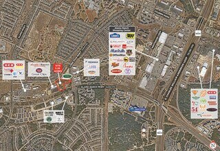 Alamo Ranch Pky & Lonestar Pky, San Antonio, TX - AERIAL  map view