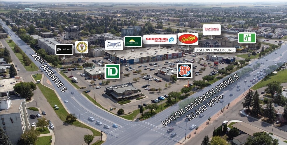 2045 Mayor Magrath Dr S, Lethbridge, AB for sale - Aerial - Image 1 of 1