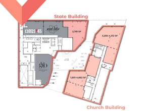 2875 Detroit Ave, Cleveland, OH à louer Plan d’étage- Image 1 de 1