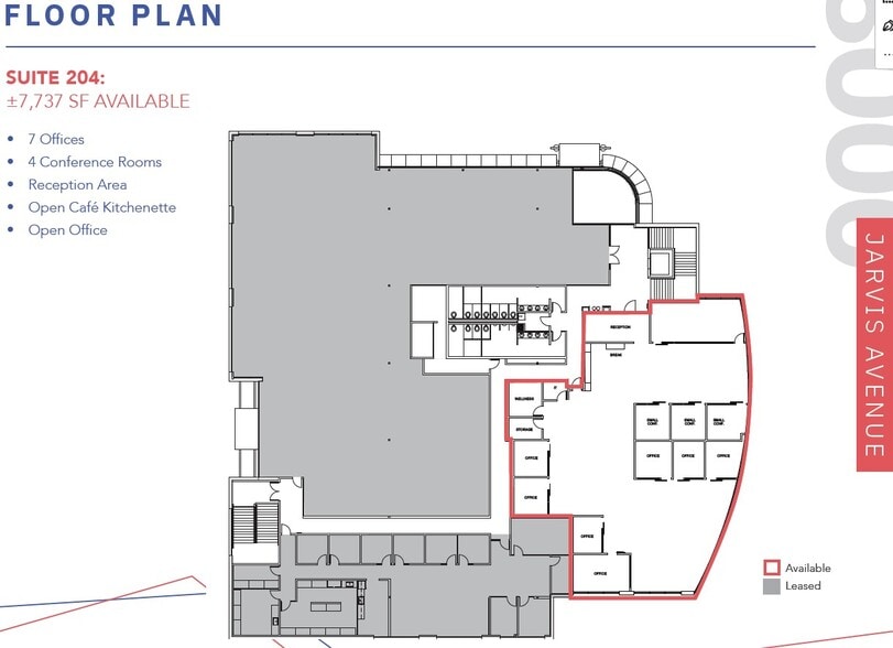 8000 Jarvis Ave, Newark, CA for lease - Floor Plan - Image 2 of 4
