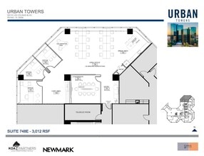 222 W Las Colinas Blvd, Irving, TX à louer Plan d’étage- Image 1 de 1