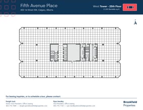 237 4th Ave SW, Calgary, AB for lease Floor Plan- Image 1 of 1