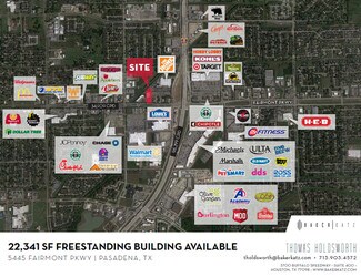 Plus de détails pour 5445 Fairmont Pky, Pasadena, TX - Commerce de détail à louer
