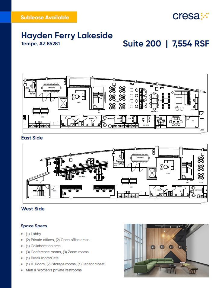 74 E Rio Salado Pky, Tempe, AZ à louer Plan d  tage- Image 1 de 1